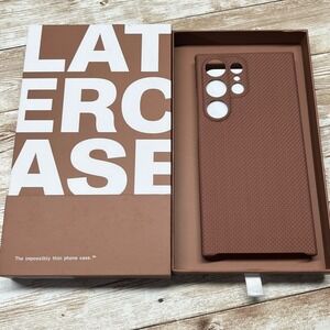 Latercase Coffee Galaxy S24 Ultra Phone Case Impossibly Thin New Open Box